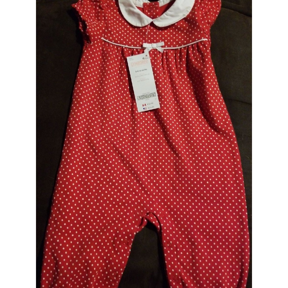 Gymboree precious prep romper 3 6 mo nwt